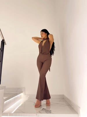 ENTERIZO IVONNY MOCHA MOUSEE 